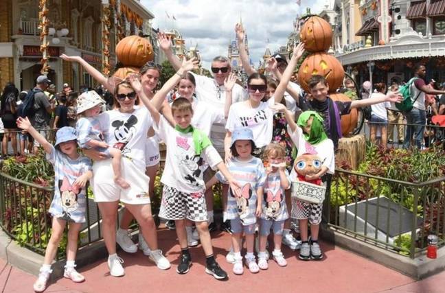 The Radford's went to Disney World twice last year. Credit: Instagram/@theradfordfamily
