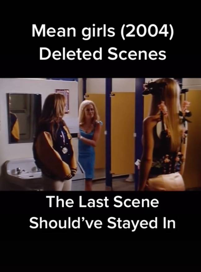 The deleted scene was shared on TikTok. Credit: TikTok/@randomclipsdailyy/Paramount Pictures