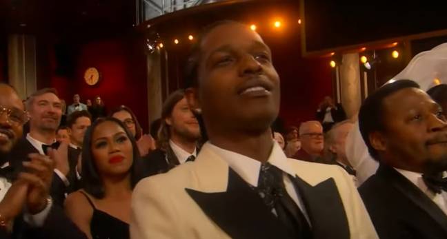 A$AP Rocky was supporting his girlfriend at the Oscars. Credit: Oscars