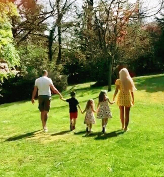 Christine shares her three kids with ex Paddy. Credit: Instagram/@mrscmcguinness