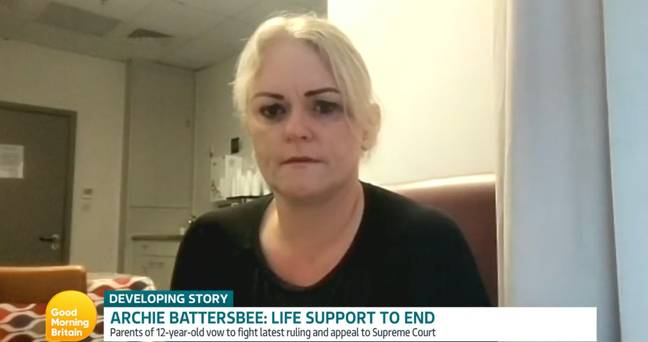 Archie Battersbee's mum Hollie Dance has said her son is 'still with us' as an urgent appeal has been made to the Supreme Court. Credit: ITV.