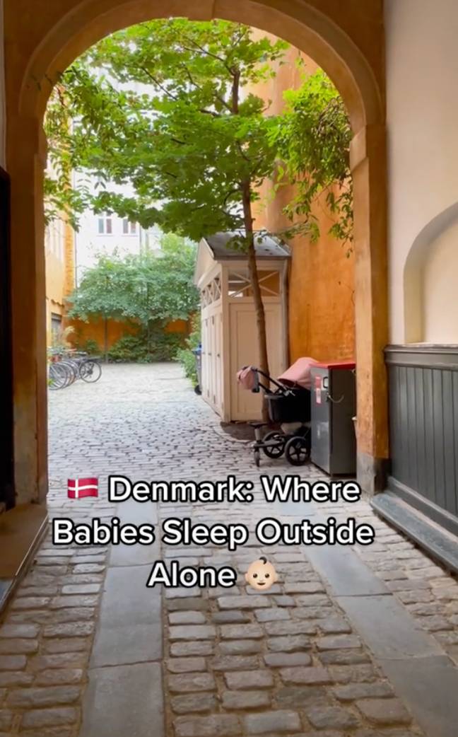 Annie regularly posts about life in Denmark. Credit: TikTok/@annieineventyrland