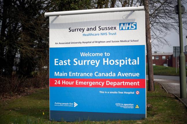 East Surrey Hospital. Credit: PA Images / Alamy Stock Photo