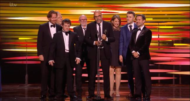 The cast accepted a special recognition award at the NTAs (Credit: ITV)