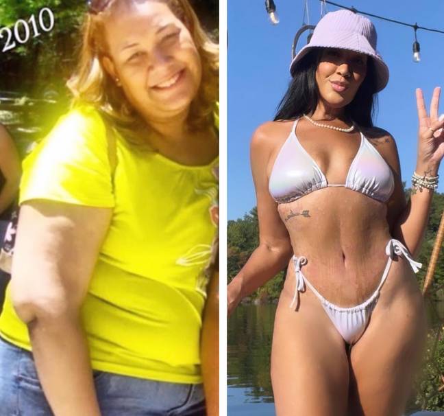 The social media star regularly updated her fans on her weight loss journey. Credit: Instagram/@miladejesusoficial