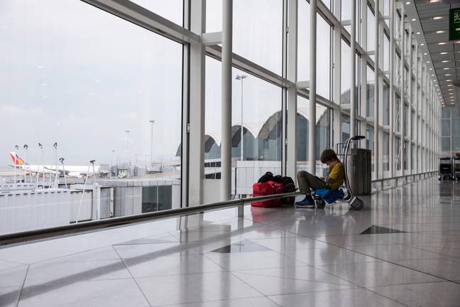 The 11-year-old was reportedly stranded at the airport. Credit: Alamy / Xiaolei Wu