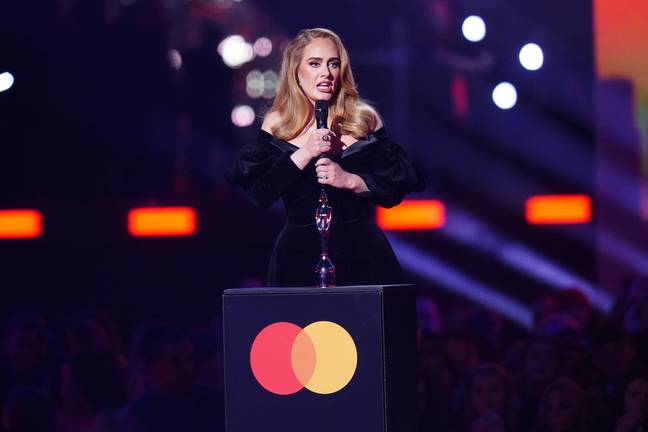 Adele said she was proud of being a woman. (Credit: Alamy)