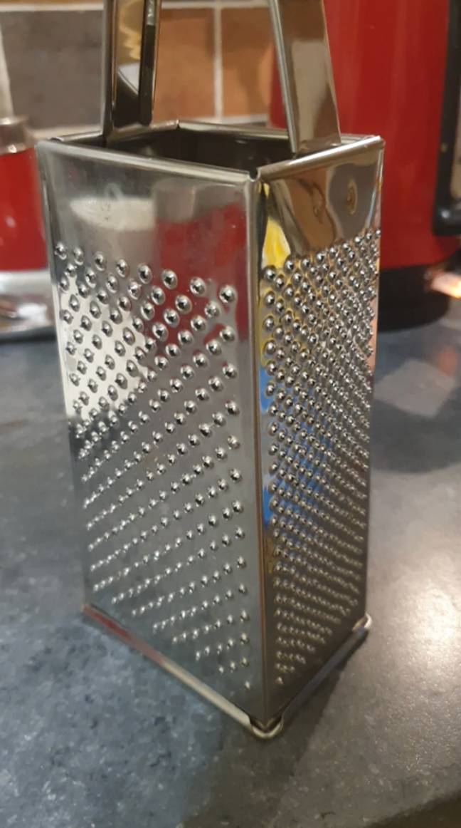 People have been guessing what's the use of the fourth side of their box cheese graters. Credit: Reddit
