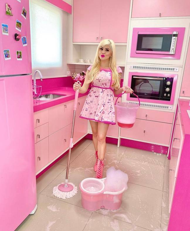 Bruna really does have a Barbie dream house. Credit: Make The Headlines 