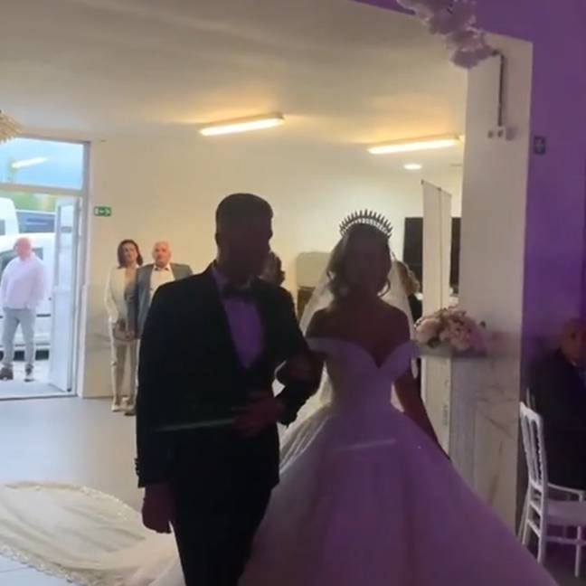 The kids disrupted the wedding. Credit: tulaay_97/ TikTok