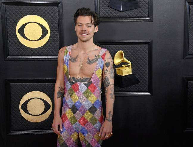 Styles was collecting the prestigious Best Album award. Credit: UPI / Alamy Stock Photo