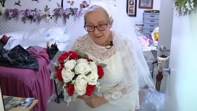 Dorothy Fideli is marrying herself. Credit: KCEN News
