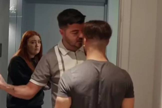 Luke and Jordan previously came to blows on the reality show. Credit: Channel 4