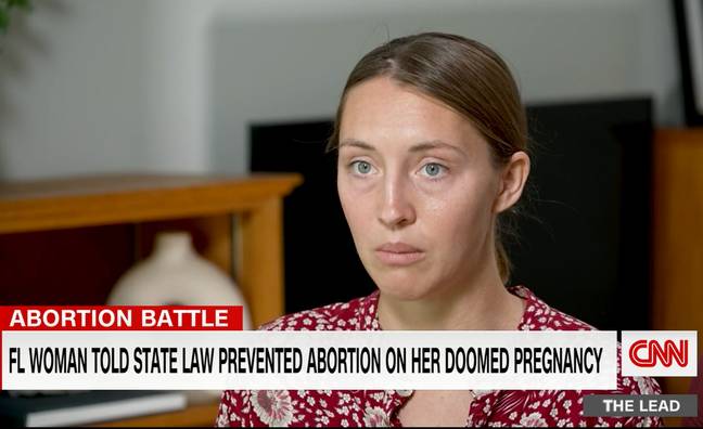 Deborah was at serious risk of preeclampsia, but still had to carry the baby. Credit: CNN