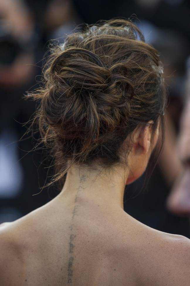 Victoria's back tattoo has also been removed. Credit: WENN Rights Ltd / Alamy Stock Photo