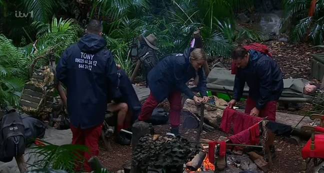 This year's celebs have endured jungle storms. Credit: ITV