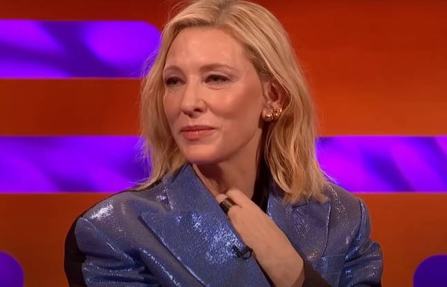 Cate Blanchett made an appearance at Glastonbury. Credit: BBC