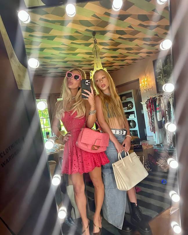 Many slammed the mum for allowing her pre-teen daughter to wear a cropped top. Credit: Instagram/@jessicasimpson