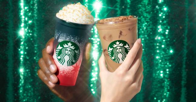Starbucks is releasing a colour-changing reusable cup. Credit: Starbucks