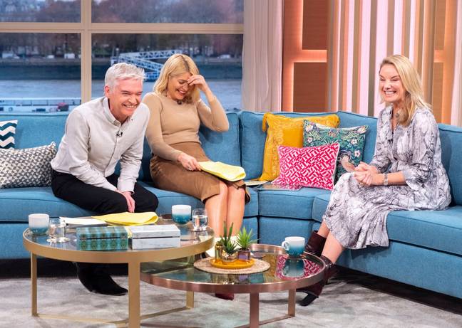 Tamzin Outhwaite on This Morning with Holly (Credit: Shutterstock)
