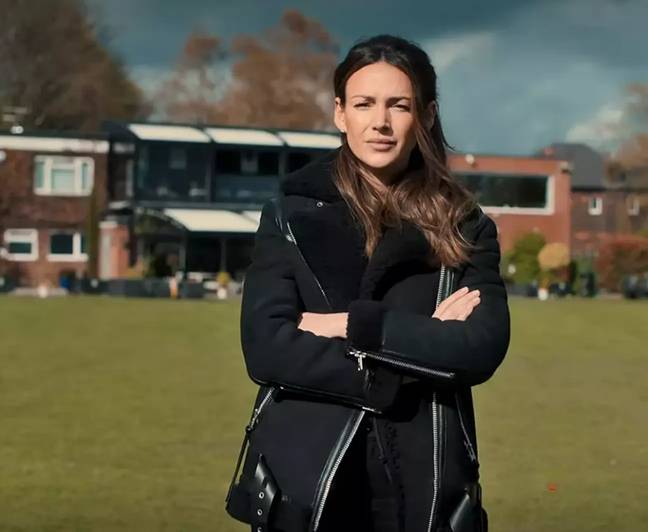 Michelle keegan sales leather jacket