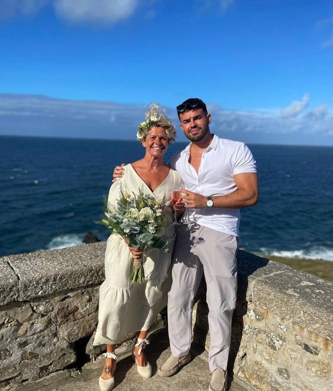 George’s mum married Mollie’s dad in this Love Island recoupling. Credit: @georgetasker__ / Instagram