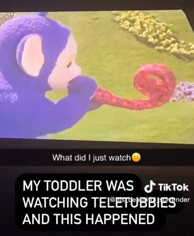 The Teletubbies have been baffling parents for decades. Credit: TikTok/@his_beautiful_surrender