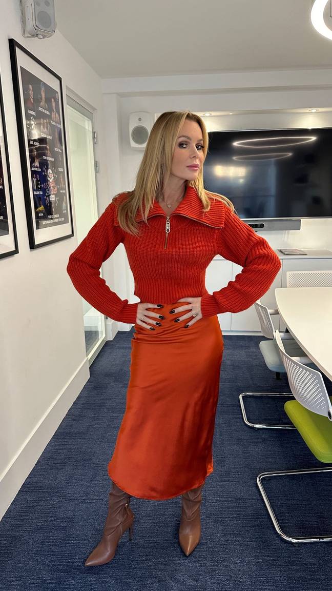 Amanda Holden accidentally flashed her two million Instagram followers. Credit: Instagram/@noholdenback