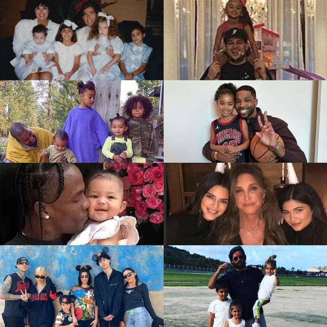 Kris Jenner paid tribute to all the dads in the Kardashian-Jenner family. Credit: @krisjenner/Instagram