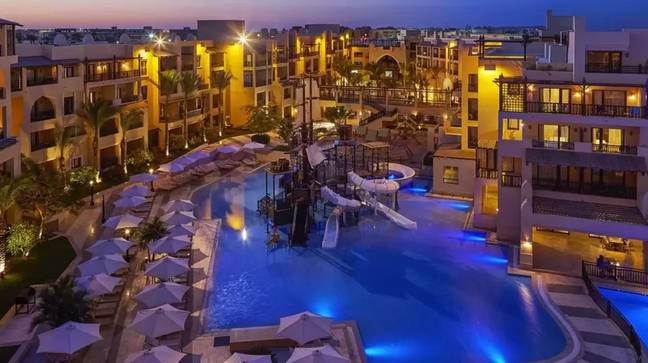 The Coopers stayed at the Egyptian resort of Hurghada at the Steigenberger Aqua Magic Hotel. Credit: Deutsche Hospitality