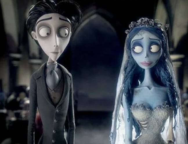 The guest dressed as the bride from Corpse Bride. Credit: Warner Bros.