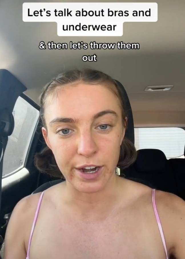 Alania claims that she hasn't worn underwear in 'years'. Credit: TikTok/@wellnesswithalaina