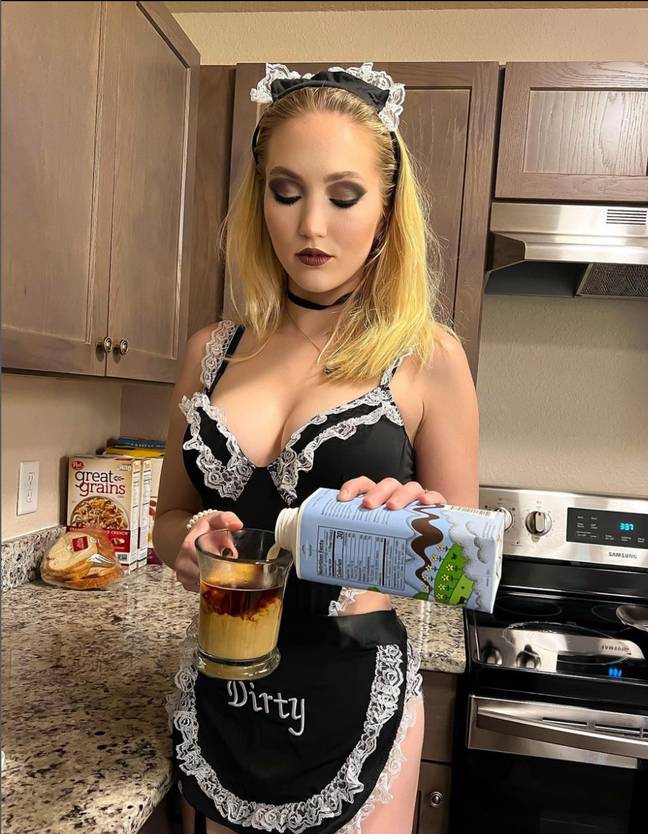 Sammi has spoken about her success as a topless maid. Credit: Instagram/sincerely__sammi