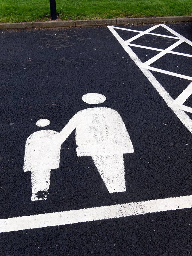 The are specific rules for parent and child parking spaces. Credit: Peter Jordan / Alamy Stock Photo