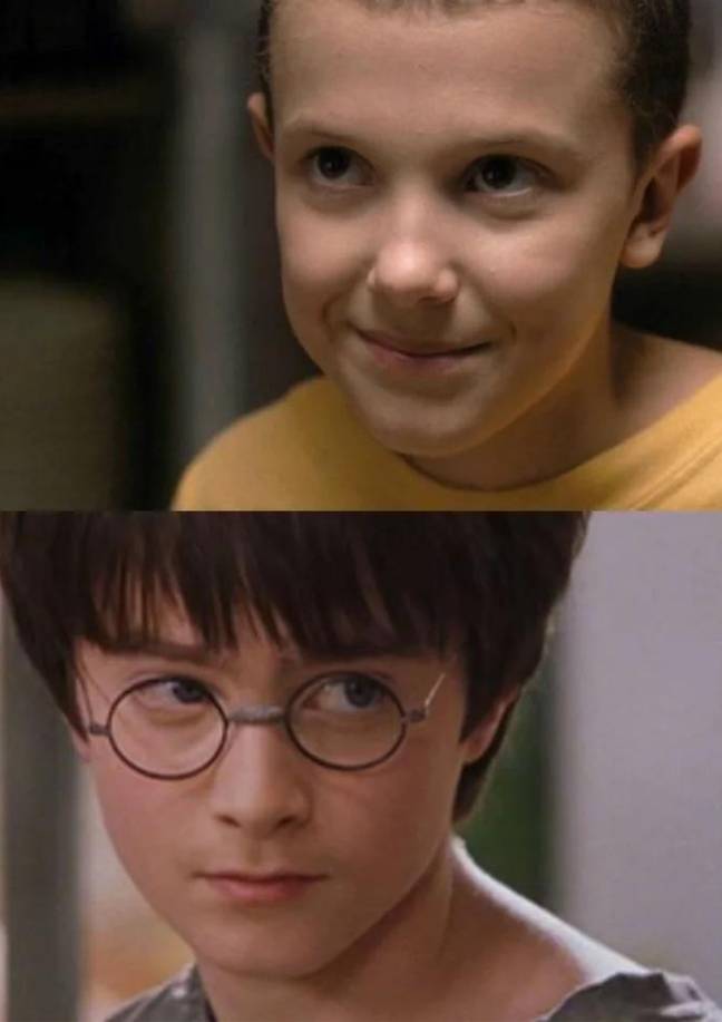 Harry Potter and Eleven both play into the classic 'chosen one' archetype. (Credit: Reddit)