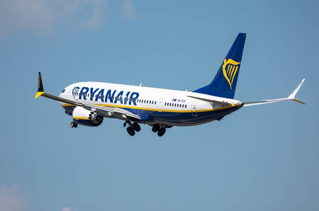 The apparent 'riot' took place on a Ryanair flight. Credit: Shutterstock