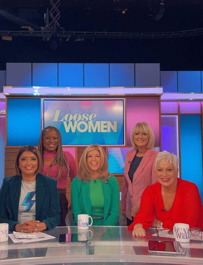 Kate appeared on Loose Women to discuss her husband's health. Credit: Instagram/@loosewomen