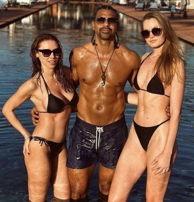 Una Healy said she was only dating David Haye. Credit: Instagram/David Haye