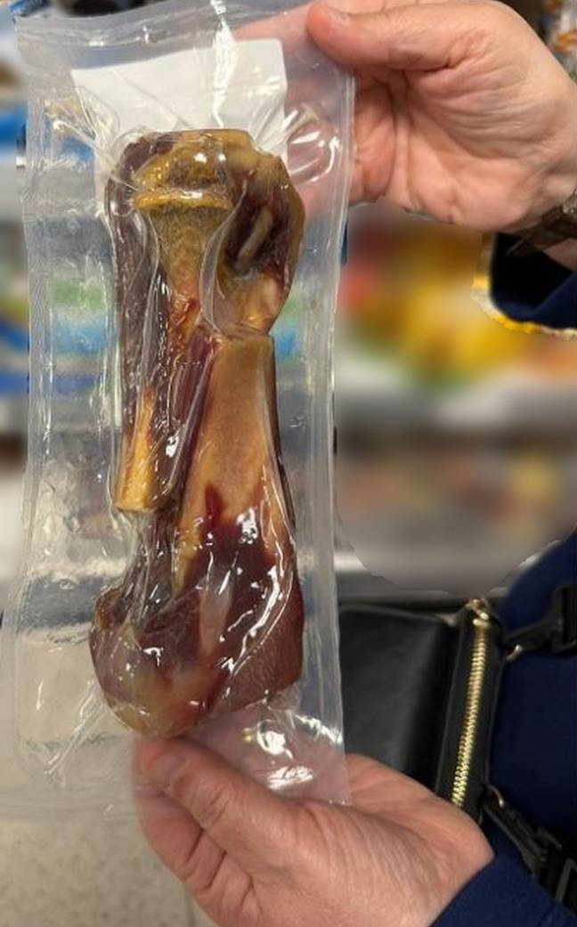 Helen Williams bought the bone from Home Bargains. Credit: Kennedy News and Media