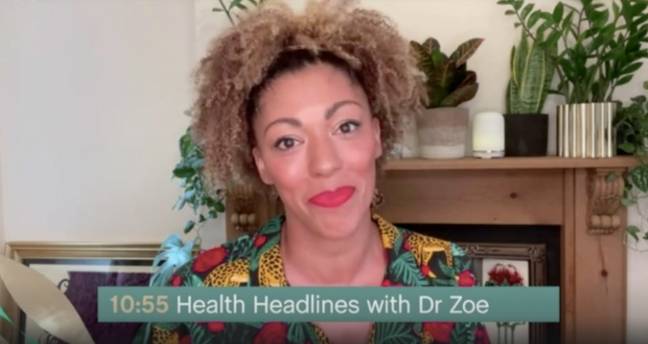 Dr Zoe appeared on the ITV show this week (Credit: ITV)