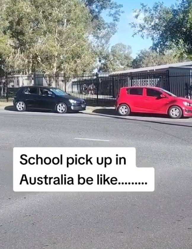 Taking to TikTok, a mum named Zoe, who goes by the user tag @zoestiktok91, has pointed out an unspoken frustration - and that's how parents park their cars. Credit: TikTok/@zoestiktok91
