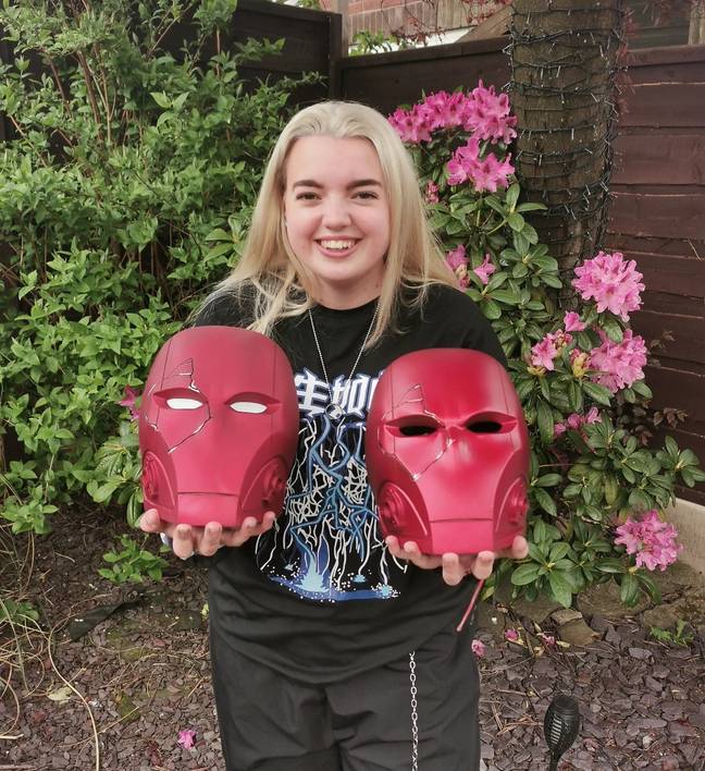 Phoebe's passions in life include photography and making cosplay props from popular movies. Credit: Phoebe Sproston