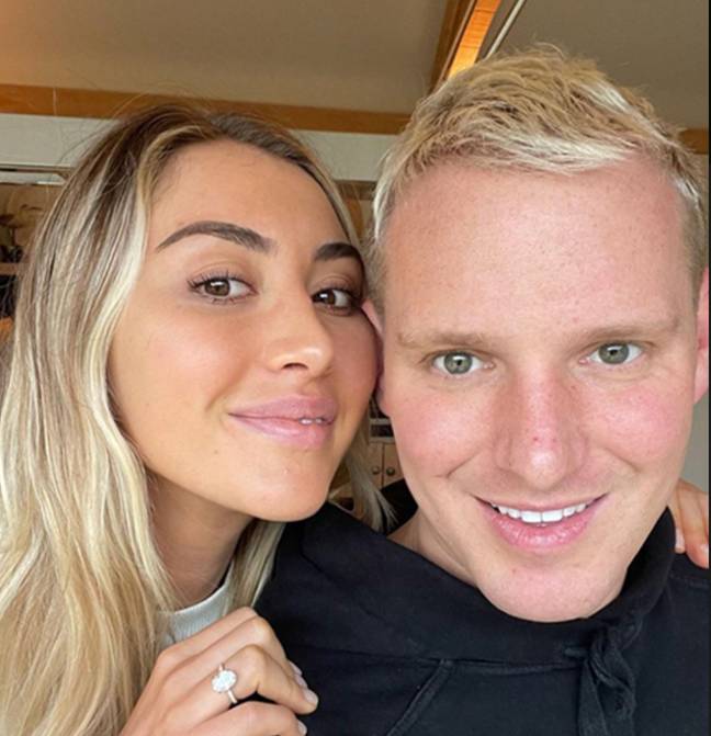 The couple that met on Made in Chelsea wed in Chelsea earlier this month. Credit: Instagram/@jamielaing 