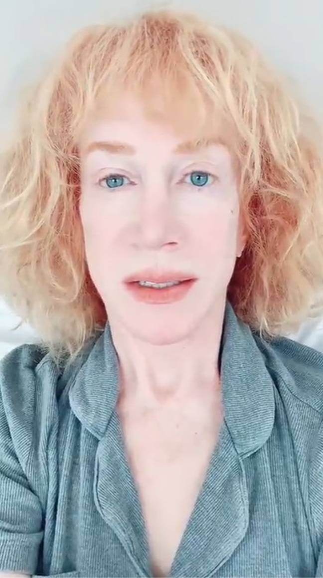 Kathy Griffin opened up about her diagnosis on TikTok. Credit: TikTok/@kathygriffin