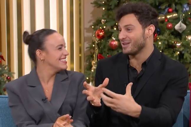 Strictly winners, Ellie Leach and Vito Coppola, addressed their 'romance' on This Morning. Credit: ITV