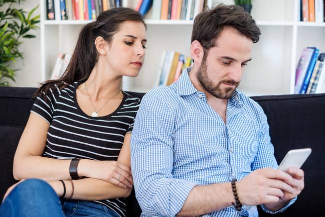 Women in the comments said they caught they husbands doing similar things online (Credit: Shutterstock)