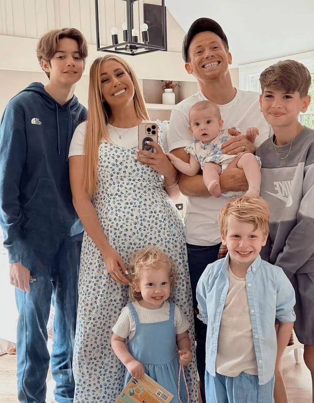 The pair share six children in their blended family. Credit: Instagram/@staceysolomon