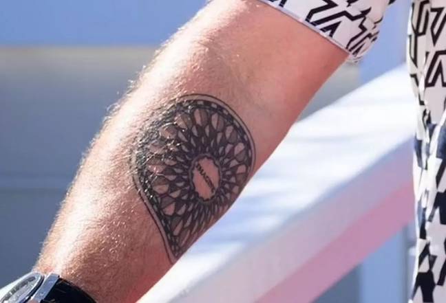 Ant McPartlin first showed off his John Lennon tribute tattoo back in 2022. Credit: ITV
