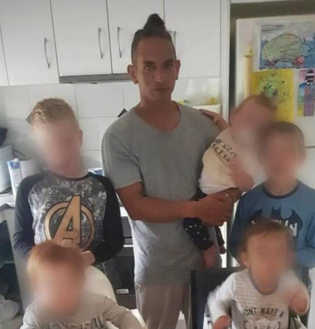 Wayne Godinet and the five children all died in the fire. Credit: 7 News