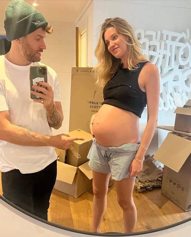 The celebrity couple have shared plenty of pregnancy updates with fans. Credit: Instagram/joeldommett